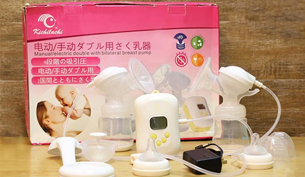 Máy hút sữa điện đôi Kichilachi Nhật Bản